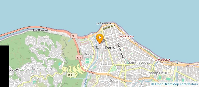 localisation de l'entreprise WANA WA GARACISSE DE LA REUNION à SAINT-DENIS