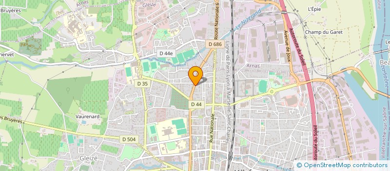 localisation de l'entreprise WANA WA MILEVANI à VILLEFRANCHE-SUR-SAONE