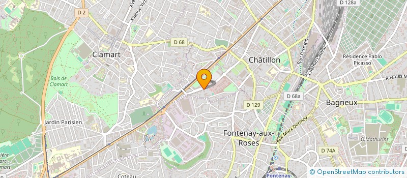 localisation de l'entreprise WANAC  CHATILLON