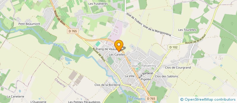 localisation de l'entreprise WANAGAME  COUR-CHEVERNY