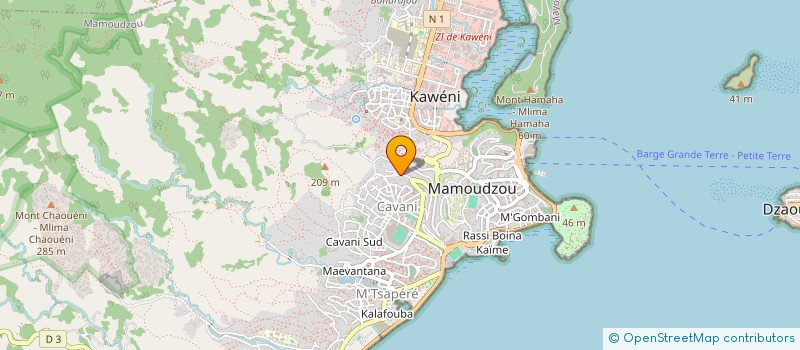 localisation de l'entreprise WANAHIRIMOU VETIVER à MAMOUDZOU