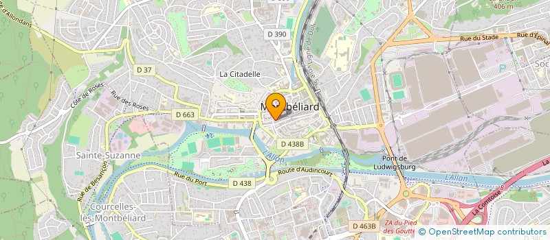localisation de l'entreprise WANAKA à MONTBELIARD