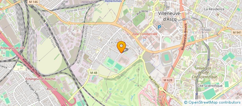 localisation de l'entreprise WANBE à LEZENNES