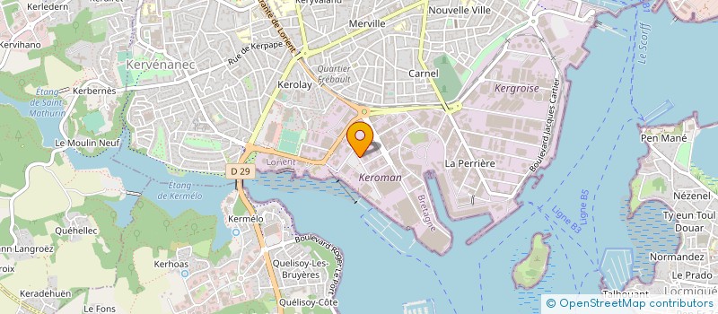 localisation de l'entreprise WANCHESE EUROPE à LORIENT