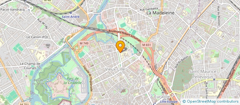 localisation de l'entreprise WANCLEME à LILLE