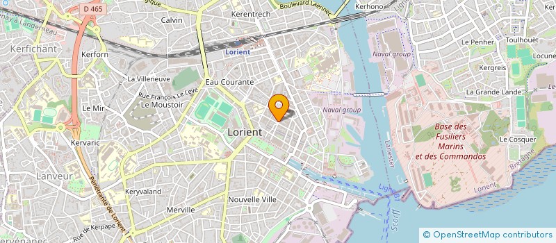 localisation de l'entreprise WANDA à LORIENT