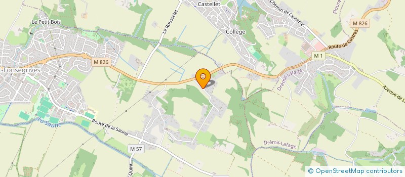 localisation de l'entreprise WANDA  QUINT-FONSEGRIVES