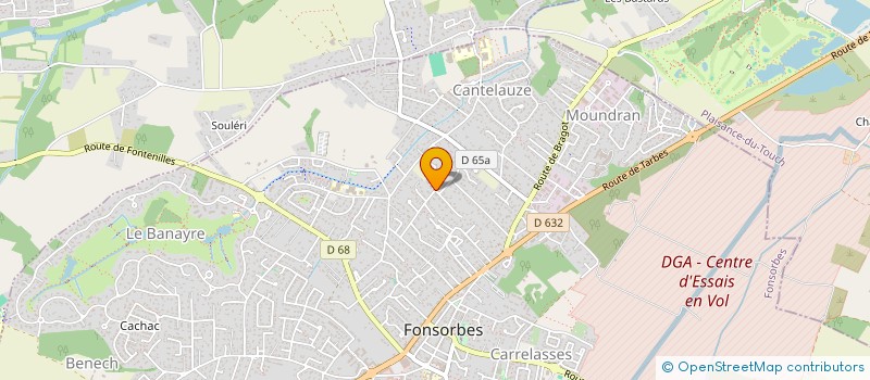 localisation de l'entreprise WANDA  FONSORBES