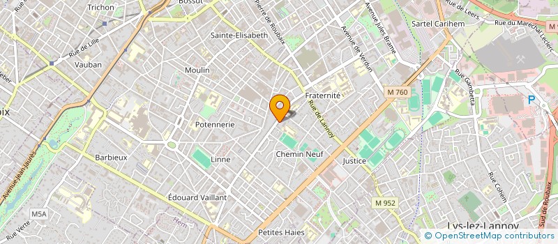 localisation de l'entreprise WANDERER EDITION  ROUBAIX