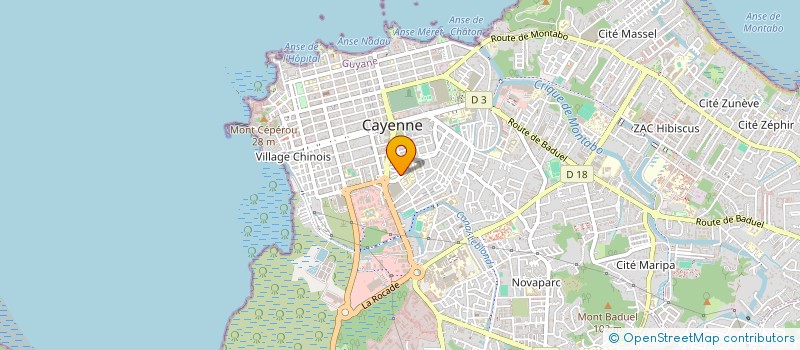localisation de l'entreprise WANDERLEY SOUDURES&CONSTRUCTIONS  CAYENNE