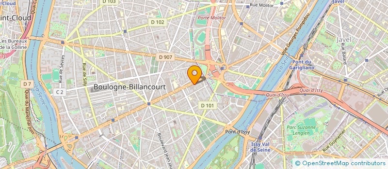localisation de l'entreprise WANDERLUST à BOULOGNE-BILLANCOURT