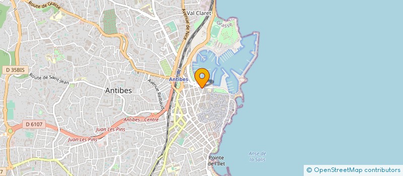 localisation de l'entreprise WANDERS SAS  ANTIBES