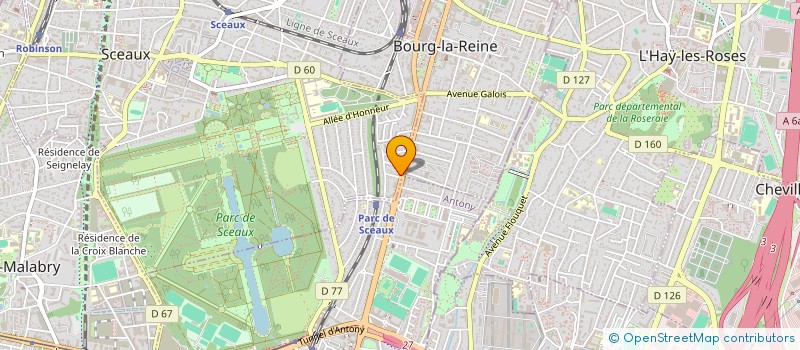 localisation de l'entreprise WANDERTECH à SCEAUX