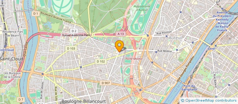 localisation de l'entreprise WANDI à BOULOGNE-BILLANCOURT