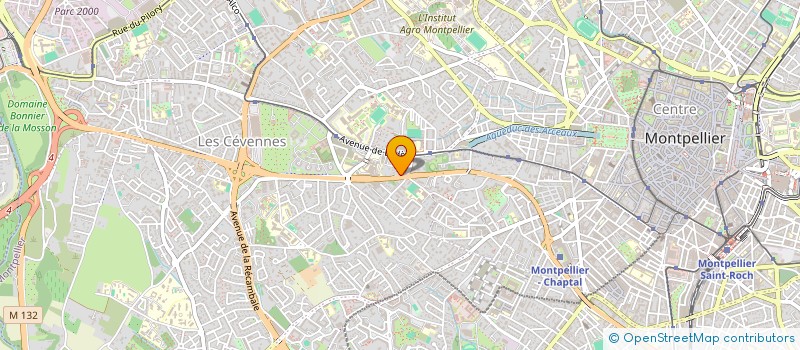 localisation de l'entreprise WANEL 07 à MONTPELLIER