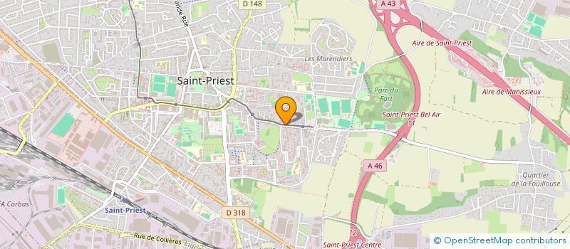 localisation de l'entreprise WANELIA CONCIERGERIE  SAINT-PRIEST