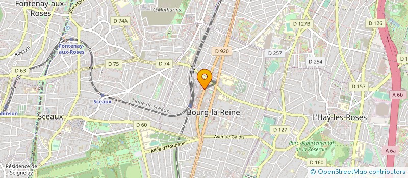 localisation de l'entreprise WANEO DEVELOPPEMENT à BOURG-LA-REINE