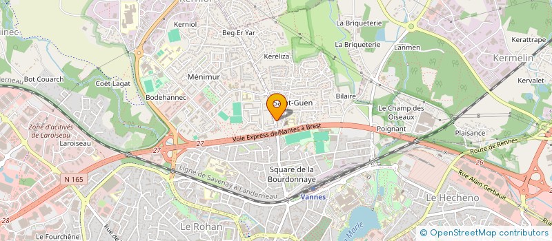 localisation de l'entreprise WANER INVEST à VANNES