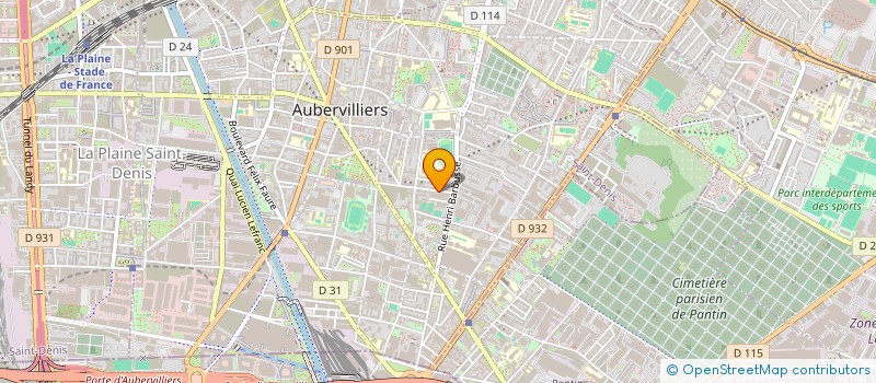 localisation de l'entreprise WANFIDA  AUBERVILLIERS