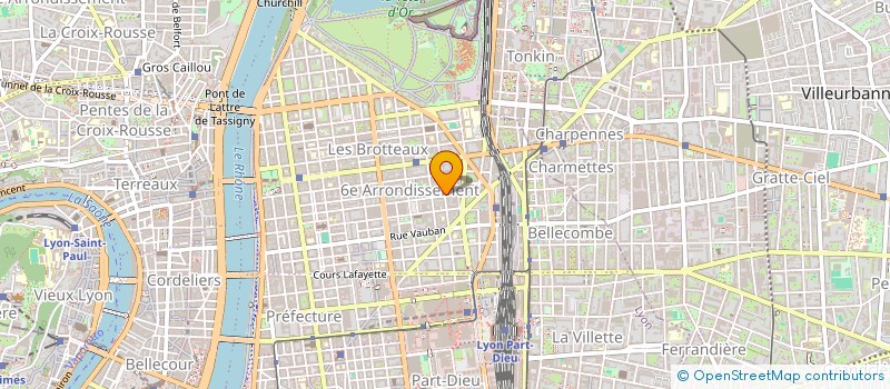 localisation de l'entreprise WANG à LYON