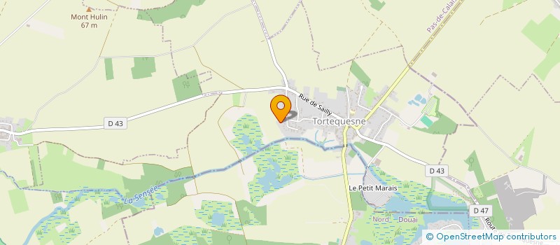 localisation de l'entreprise WANG DE WIELE  TORTEQUESNE