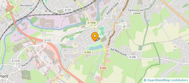 localisation de l'entreprise WANG ESTATE  LOUVROIL