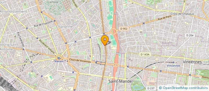 localisation de l'entreprise WANG KAI  PARIS