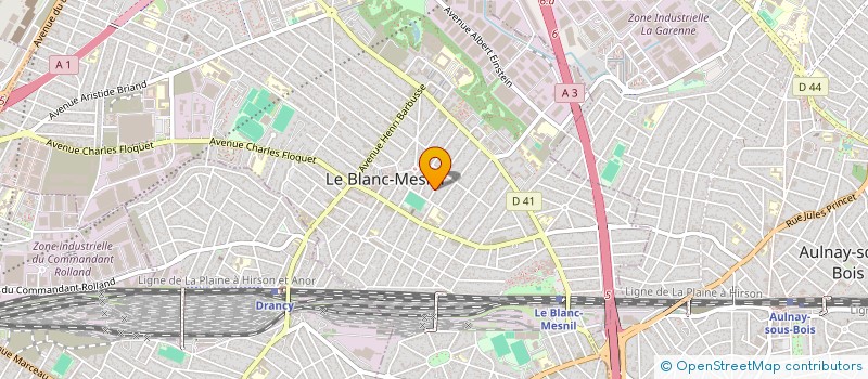 localisation de l'entreprise WANG SHENG à LE BLANC-MESNIL