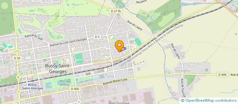 localisation de l'entreprise WANG XUEJUN  BUSSY-SAINT-GEORGES