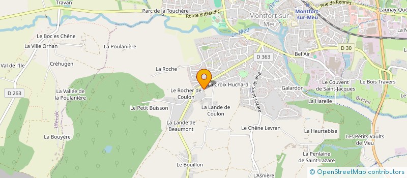 localisation de l'entreprise WANGARI  MONTFORT-SUR-MEU