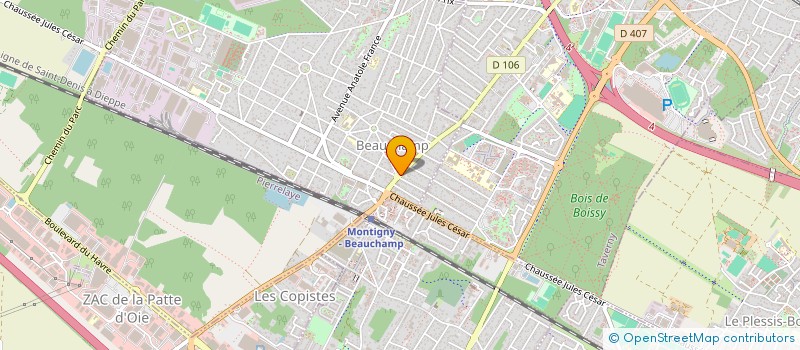 localisation de l'entreprise WANGCAO  BEAUCHAMP