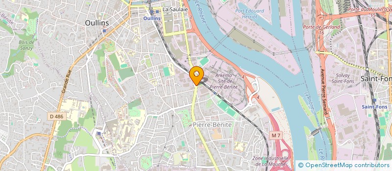 localisation de l'entreprise WANGFENG  OULLINS-PIERRE-BENITE