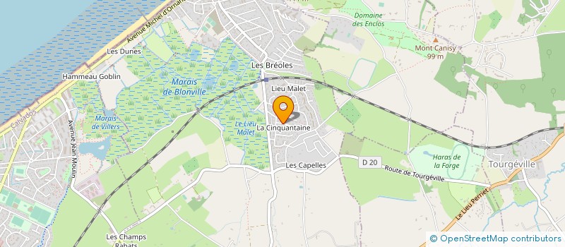 localisation de l'entreprise WANIGERIC à BLONVILLE-SUR-MER