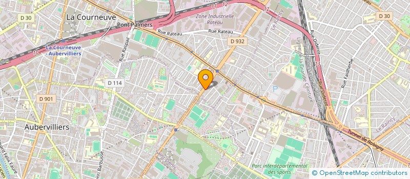 localisation de l'entreprise WANJIA à LA COURNEUVE