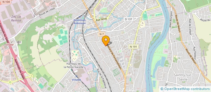 localisation de l'entreprise WANKO IMMOBILIER à CORBEIL-ESSONNES