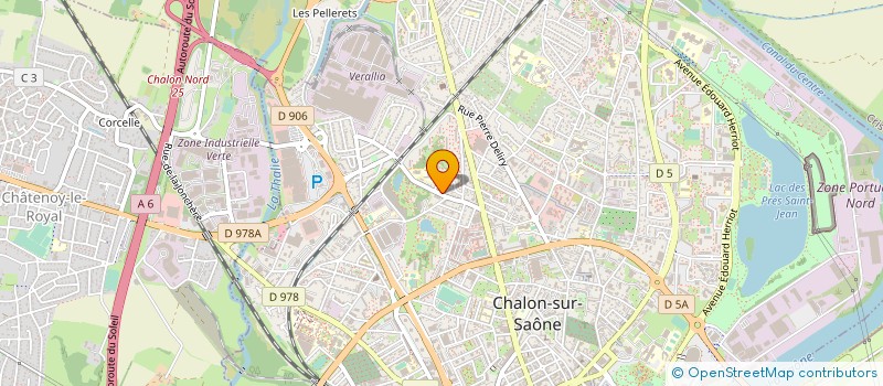 localisation de l'entreprise WANMUSE à CHALON-SUR-SAONE