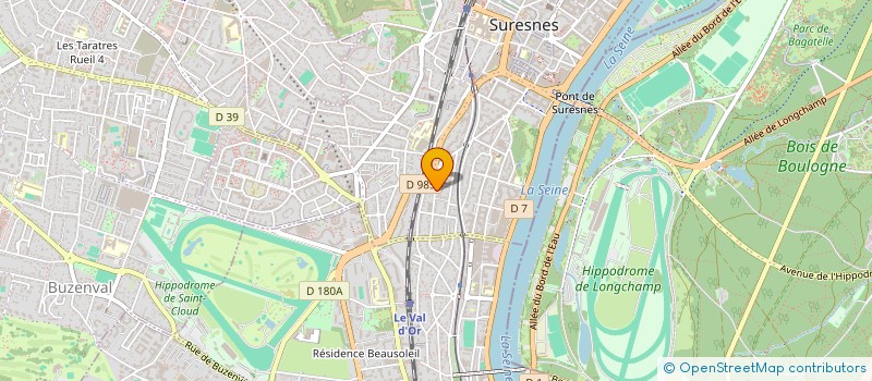 localisation de l'entreprise WANNABE STUDIO à SURESNES