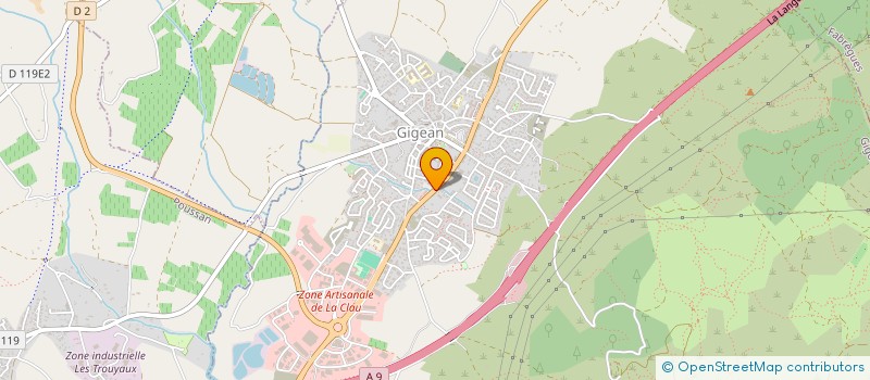 localisation de l'entreprise WANNADRIVE à GIGEAN