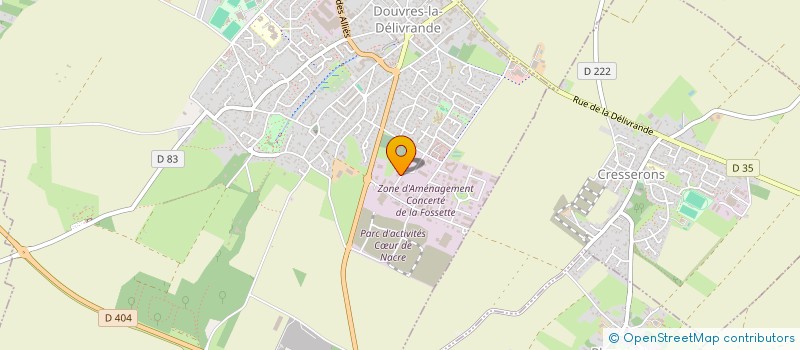 localisation de l'entreprise WANNANOTE SAS à DOUVRES-LA-DELIVRANDE