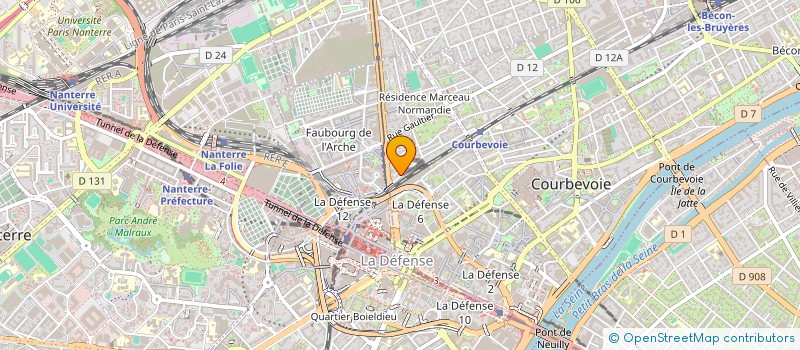 localisation de l'entreprise WANNASHTAG à COURBEVOIE