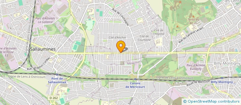 localisation de l'entreprise WANNASSI TRANSPORT DE PERSONNES ET DE MARCHANDISES  NOYELLES-SOUS-LENS