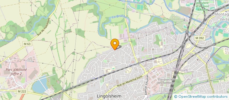 localisation de l'entreprise WANNE NORD  LINGOLSHEIM