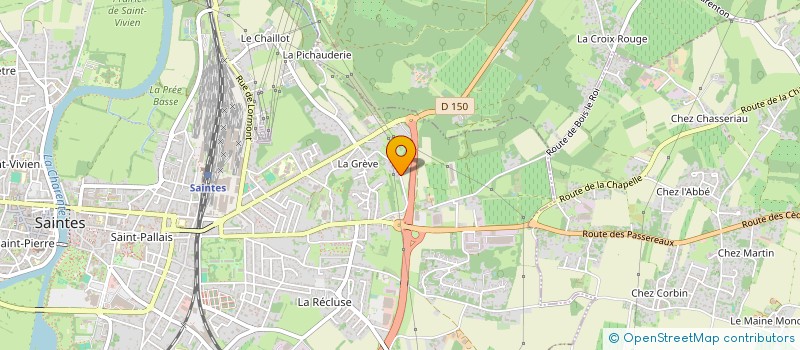 localisation de l'entreprise WANNIE  SAINTES