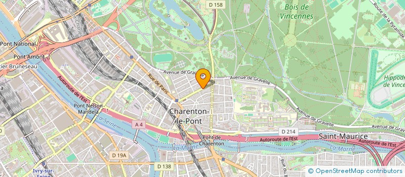 localisation de l'entreprise WANONO  CHARENTON-LE-PONT