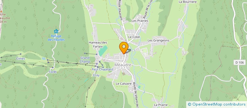 localisation de l'entreprise WANOURS  AUTRANS-MEAUDRE EN VERCORS