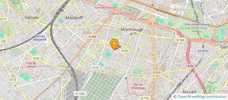 localisation de l'entreprise WANPOINT à MONTROUGE