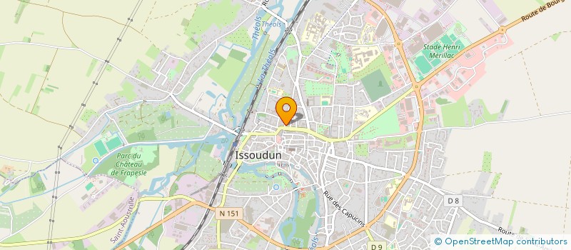 localisation de l'entreprise WANTED 9TH à ISSOUDUN