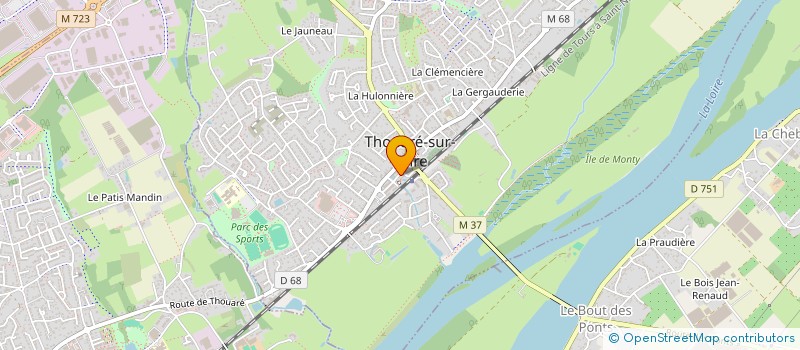 localisation de l'entreprise WANTED PIZZA à THOUARE-SUR-LOIRE