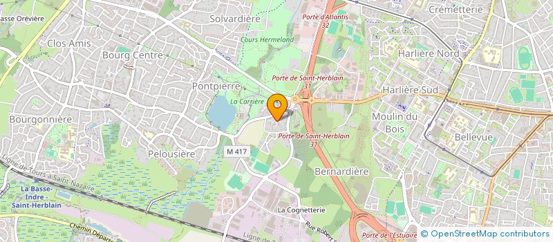 localisation de l'entreprise WANTEDCO  SAINT-HERBLAIN