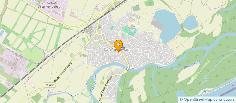 localisation de l'entreprise WANTZ-OPTIC  LA WANTZENAU